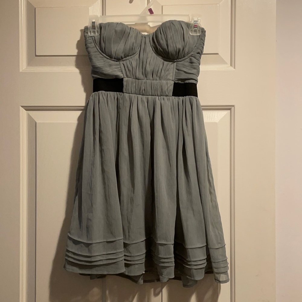 UO Pins and Needles Strapless Dress